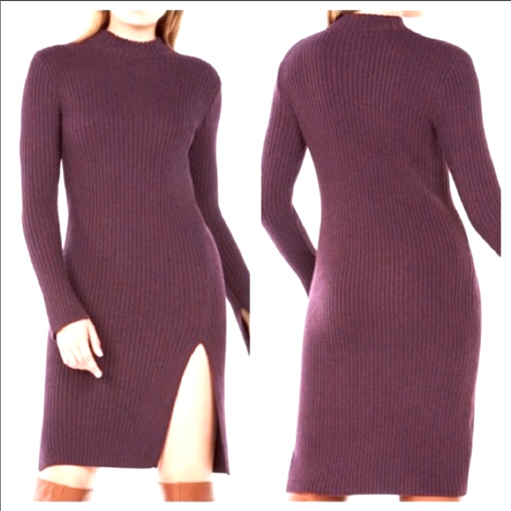 BCBG! Burgundy knit dress